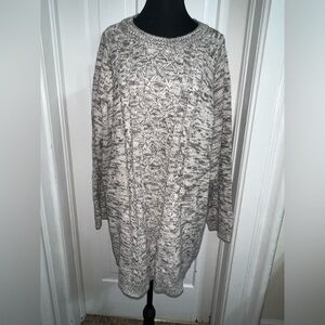 Carol Rose Heathered Knit Sweater Women's 3X, plus‎ size top shirt